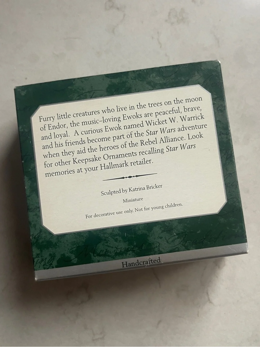 1998 Hallmark Keepsake Star Wars Ewoks Set of 3 Miniature Ornaments NIB